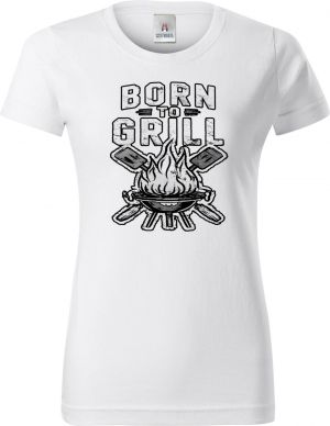 Born to grill, V2, černý tisk