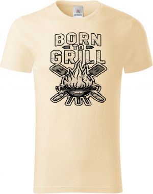 Born to grill, V2, černý tisk