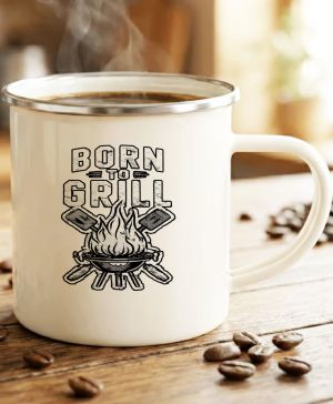 Born to grill, V2, černý tisk