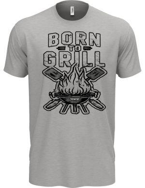Born to grill, V2, černý tisk