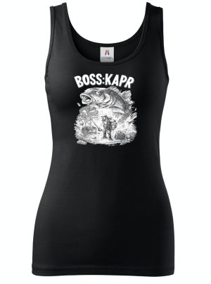 Boss kapr, bílý potisk