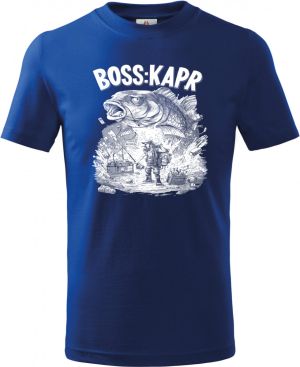 Boss kapr, bílý potisk