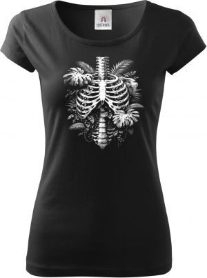 Botanická žebra, bílý tisk