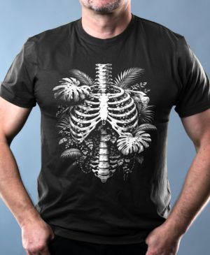 Botanická žebra, bílý tisk