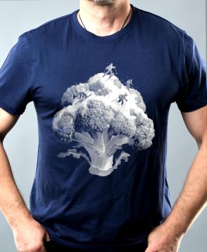 Brokolicový sjezd, bílý tisk