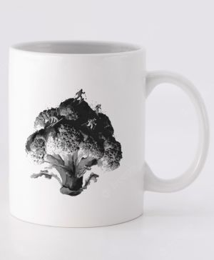 Brokolicový sjezd, černý tisk