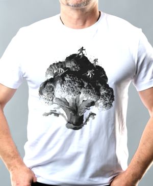 Brokolicový sjezd, černý tisk