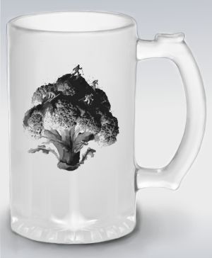 Brokolicový sjezd, černý tisk