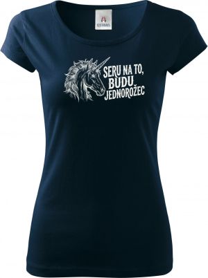 Budu jednorožec, bílý potisk