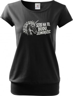 Budu jednorožec, bílý potisk