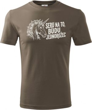 Budu jednorožec, bílý potisk