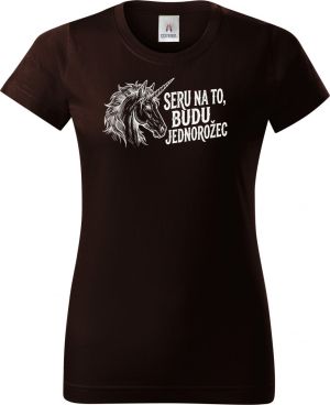 Budu jednorožec, bílý potisk