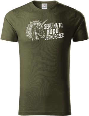 Budu jednorožec, bílý potisk