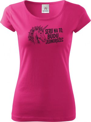 Budu jednorožec, černý potisk