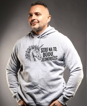 Budu jednorožec, černý potisk