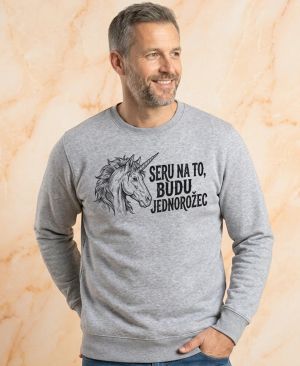 Budu jednorožec, černý potisk