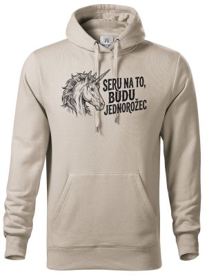 Budu jednorožec, černý potisk