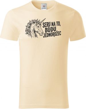 Budu jednorožec, černý potisk