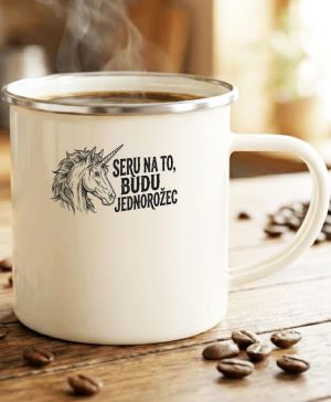 Budu jednorožec, černý potisk