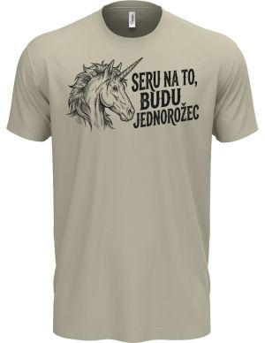 Budu jednorožec, černý potisk