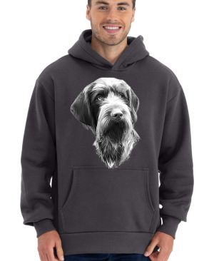 Český fousek, černobílý tisk