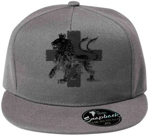 Český glitch lev, černý tisk