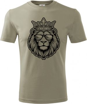 Český lev v brýlích, černý tisk