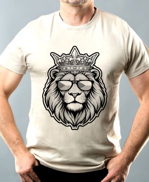 Český lev v brýlích, černý tisk