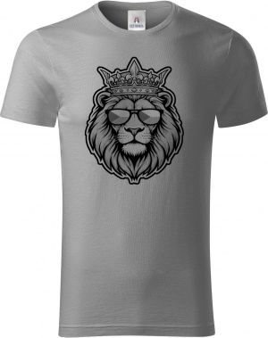 Český lev v brýlích, černý tisk