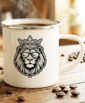 Český lev v brýlích, černý tisk