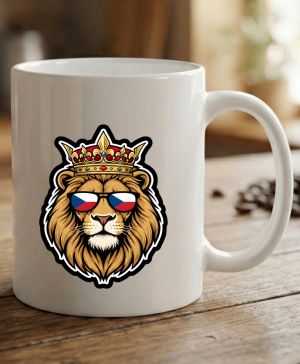 Český lev v brýlích