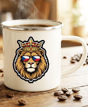 Český lev v brýlích