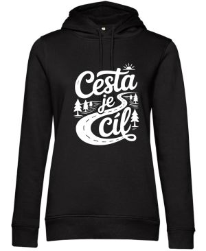 Cesta je cíl, bílý tisk