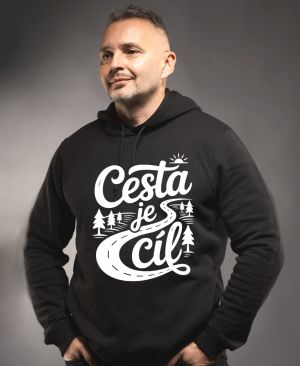 Cesta je cíl, bílý tisk