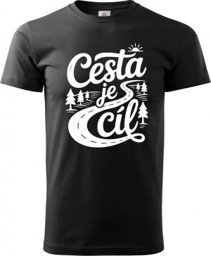 Cesta je cíl, bílý tisk