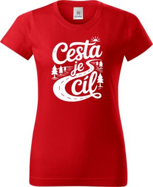 Cesta je cíl, bílý tisk