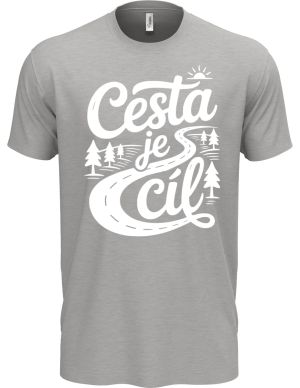 Cesta je cíl, bílý tisk