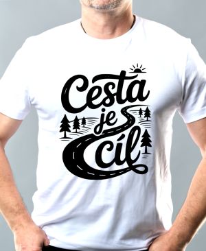 Cesta je cíl, černý tisk