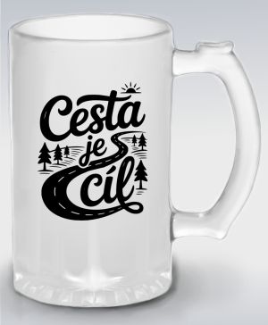 Cesta je cíl, černý tisk