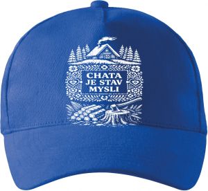 Chata je stav mysli, bílý potisk