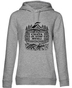 Chata je stav mysli, černý potisk