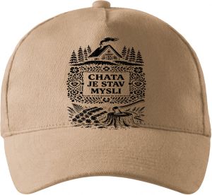 Chata je stav mysli, černý potisk