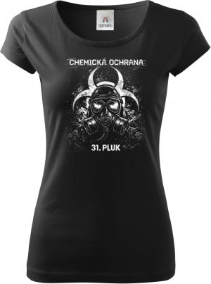 Chemická ochrana 31. pluk, bílý tisk