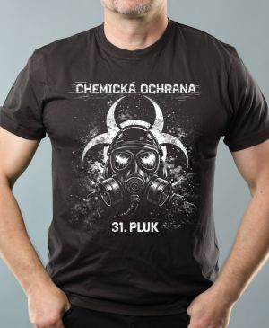 Chemická ochrana 31. pluk, bílý tisk