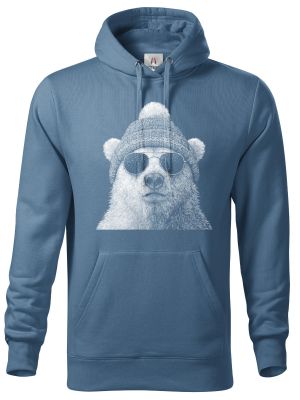 Chill medvěd, bílý potisk