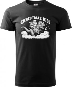 Christmas Ride, bílý potisk
