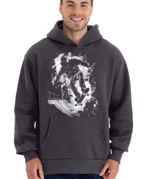 Skateboarder, bílý potisk