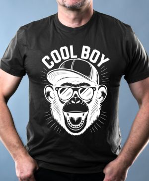Cool boy, bílý potisk