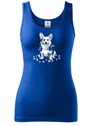 Corgi koleda, bílý potisk