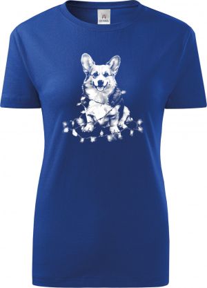 Corgi koleda, bílý potisk